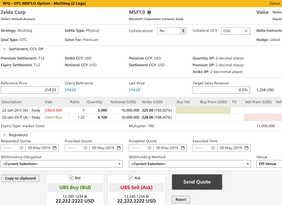 Trader Ticket
