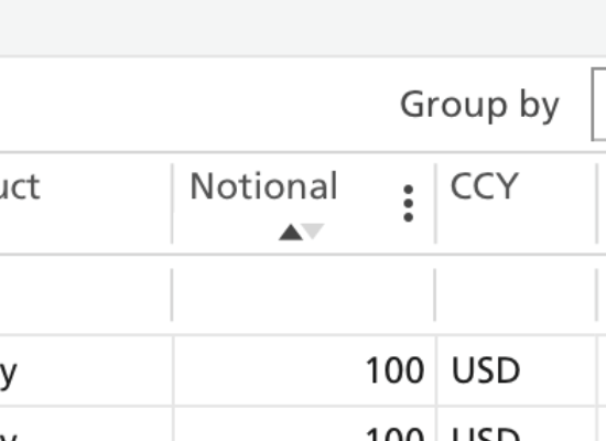 Version 2 – Sorting Options at the Bottom of Label